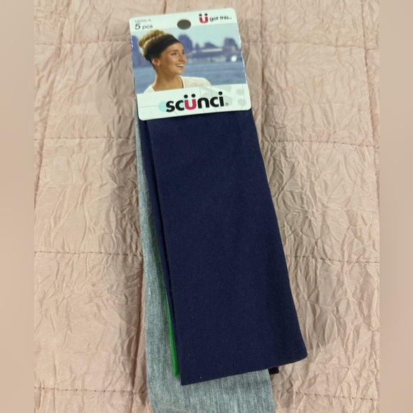 NWT Scünci 5-Pack Headbands – Assorted Colors - Picture 2 of 3